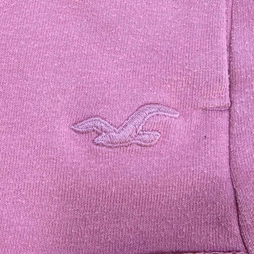 Hollister Sweat Shorts Womens XS Pink High Rise Paperbag Waist Lounge Gym Casual